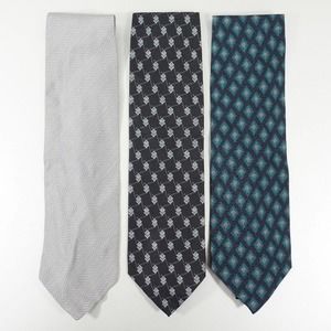 Lot Of 3 Vintage Giorgio Armani Neckties Cravatte Men's 100% Silk Made In Italy